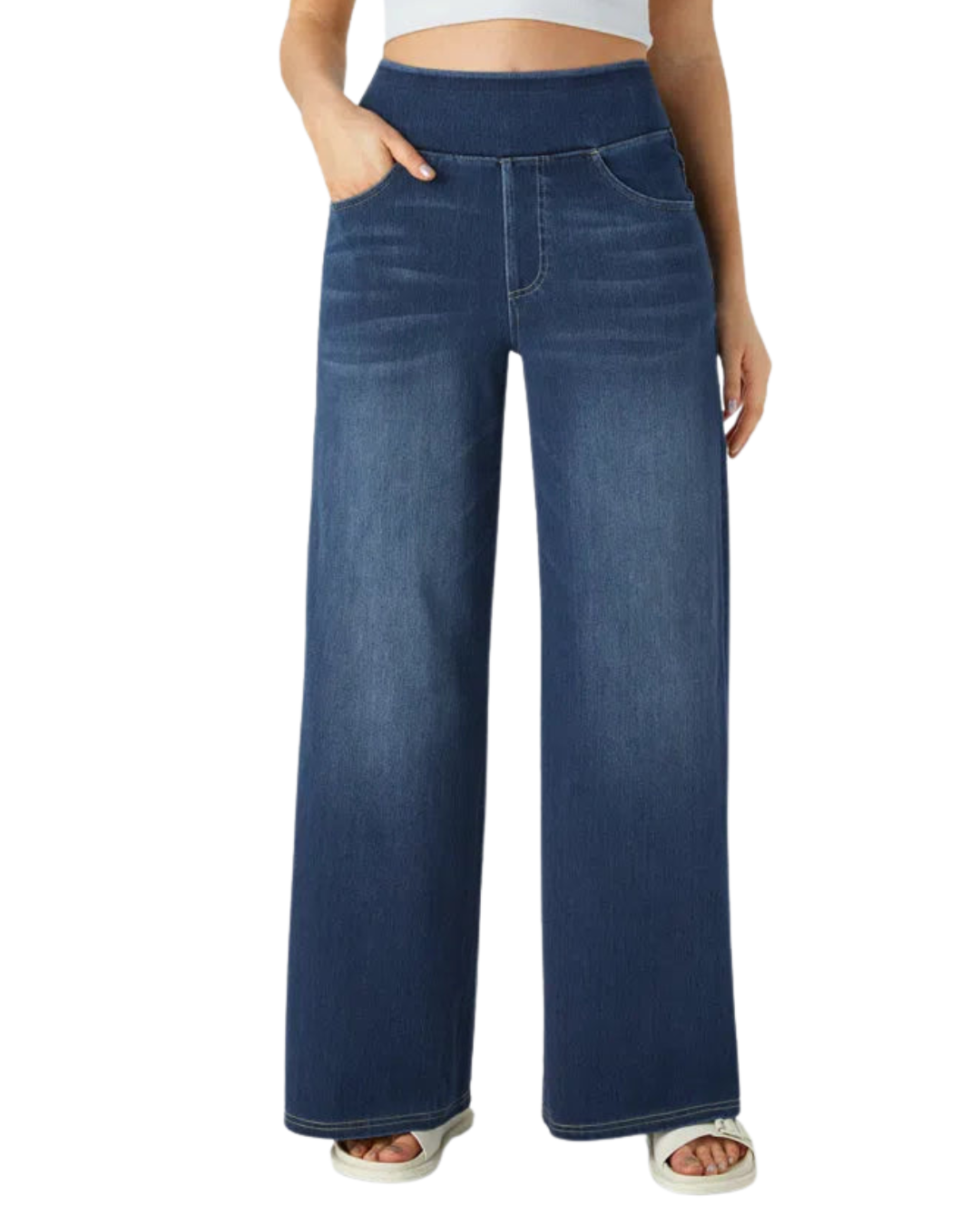 Lara | Stretch-Jeans mit hoher Taille