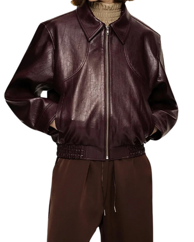 Anna | Klassiker Burgundy Jacket