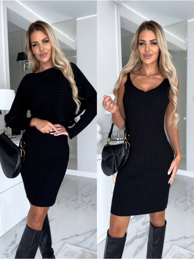 Esmee | Kleid & Pullover Set