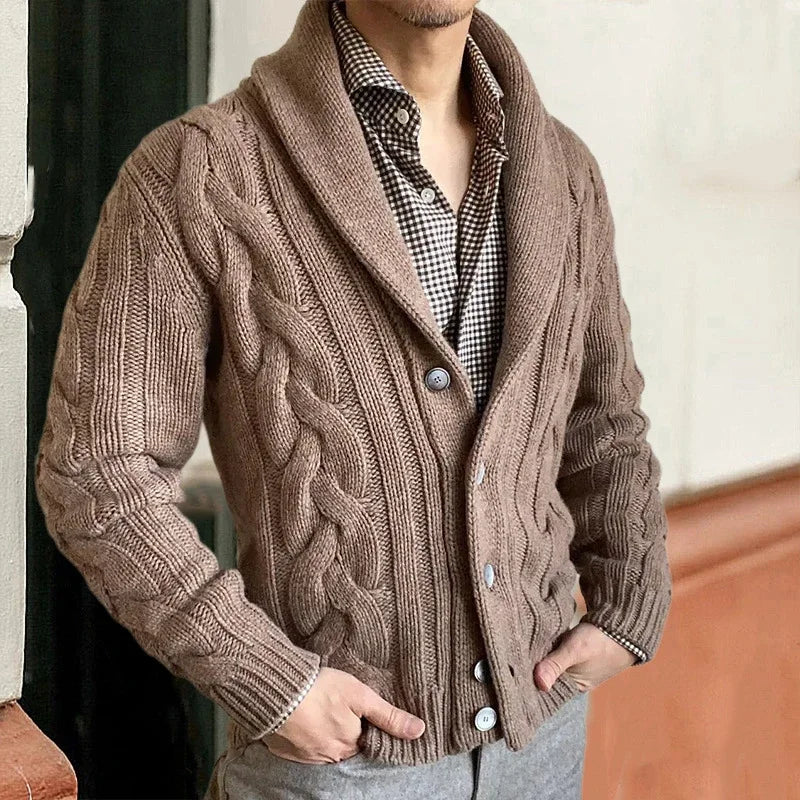 Robert™ | Gebreide Heren Cardigan