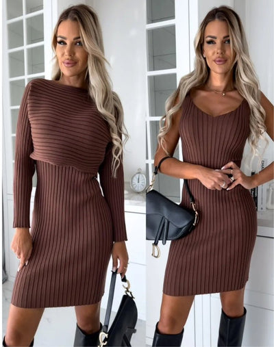 Esmee | Kleid & Pullover Set