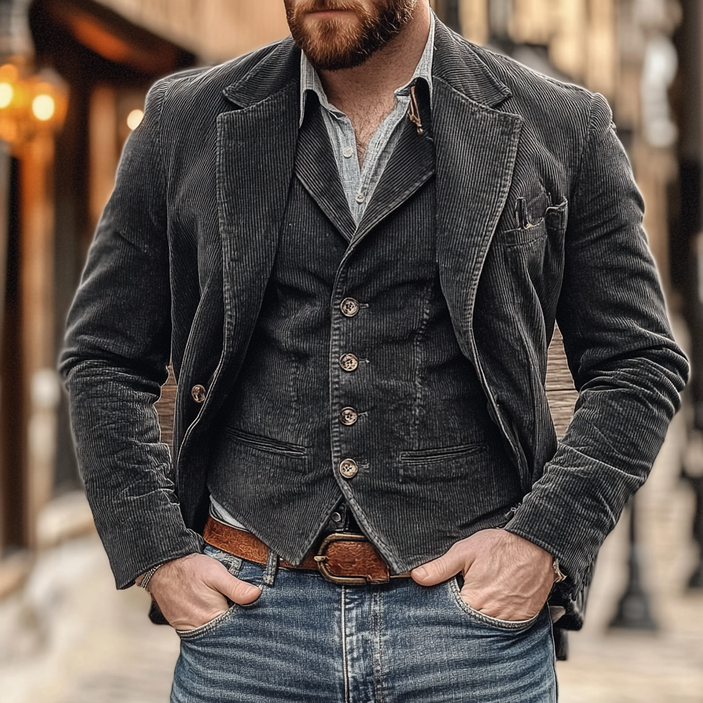 Adam™️ | Vintage Blazer en Vest